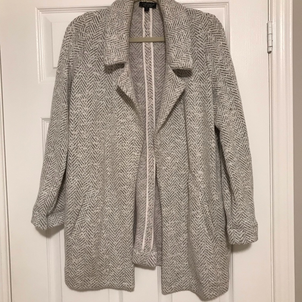 Grey cardigan